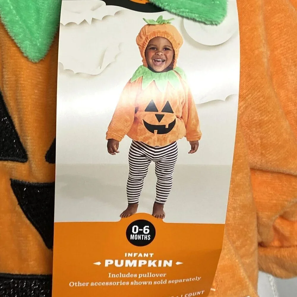 Target Infant Halloween Costume Pullover Pumpkin Hyde & EEK! Boutique™ Various - Picture 10 of 13